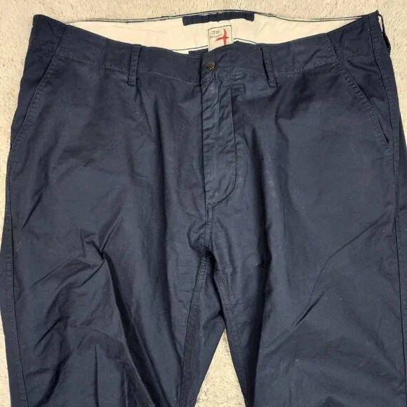 Relwen Flyweight Flex Chino Pants Mens Size 38x31 Navy Blue Huckberry REI Travel